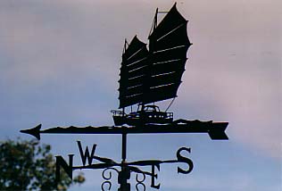 Junk Rigged weather vane